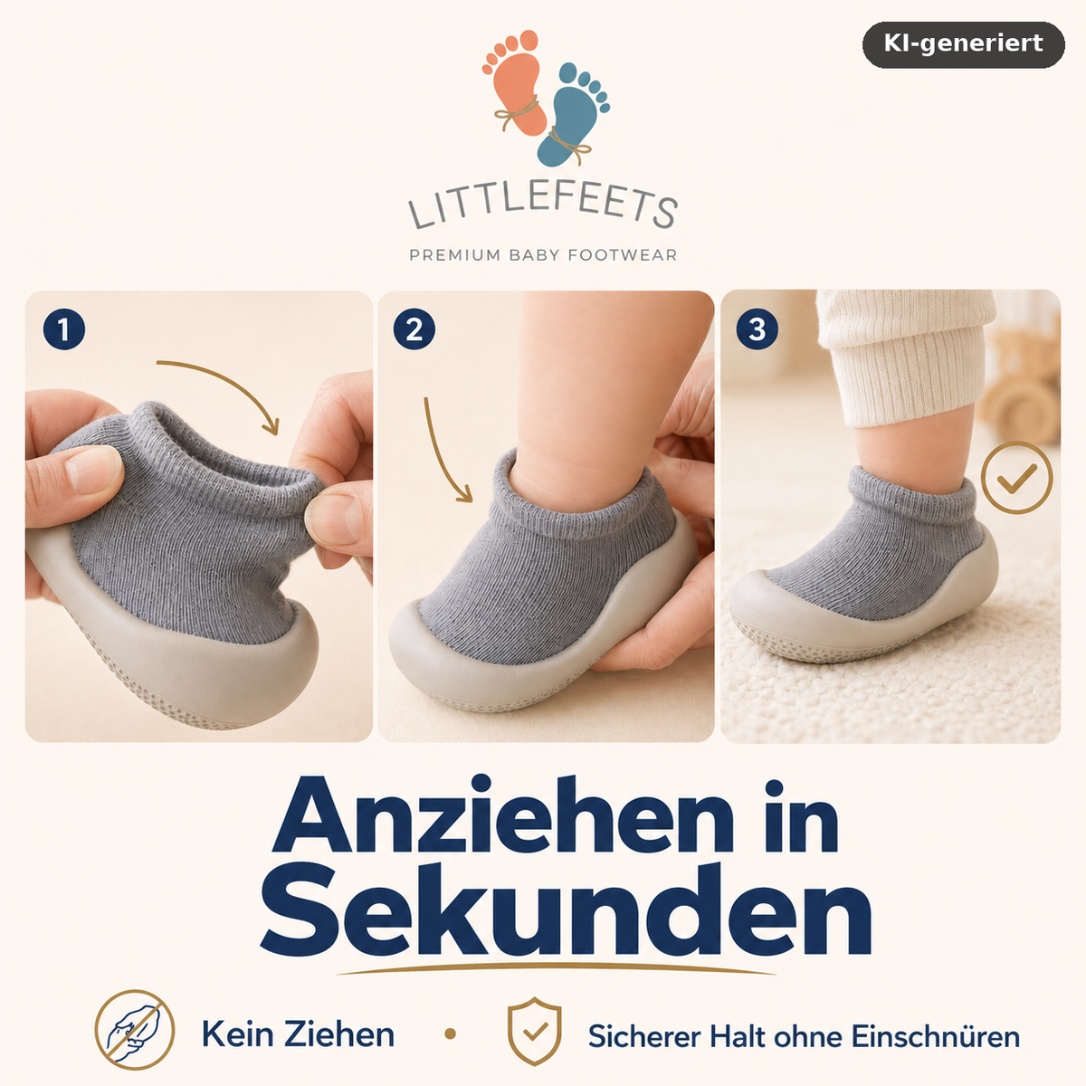 LittleFeets - Natürlich laufen – Babyschuhe mit flexibler Sohle